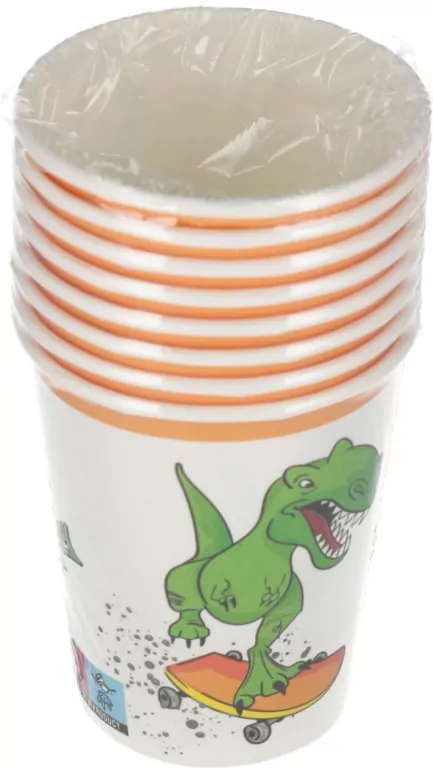 KUBEK PAP 250ML DINOZAURY 036301 PM OPFOL - tantis.pl