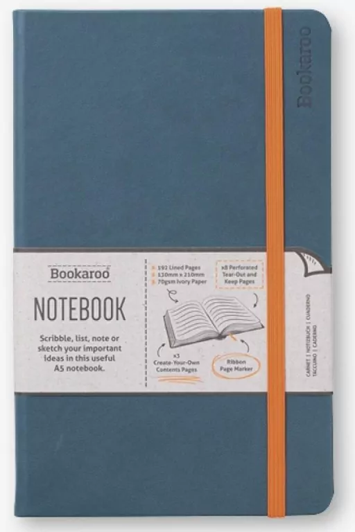 Notatnik A5. Bookaroo. Journal. Morski - tantis.pl