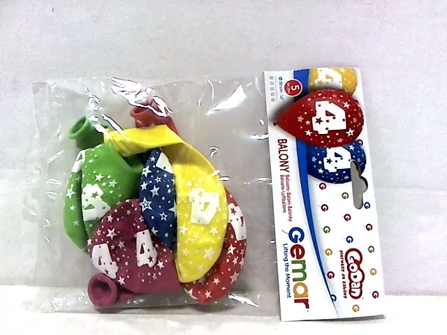 Balony z cyfrą "4" - tantis.pl