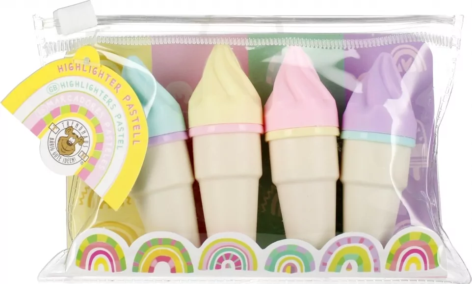 Zakreślacz pastelowy Good Feelings 4 kolory mix - tantis.pl