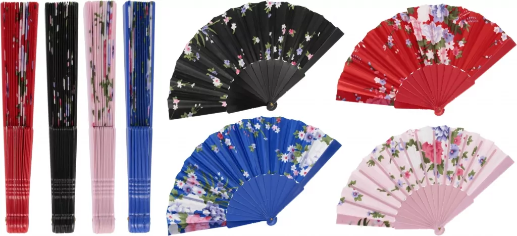 Wachlarz kwiatowy 23cm Mix - tantis.pl