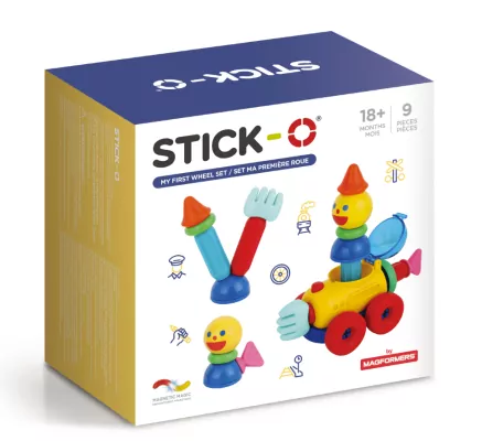 Magformers Stick-O Mój pierwszy zestaw z kołami