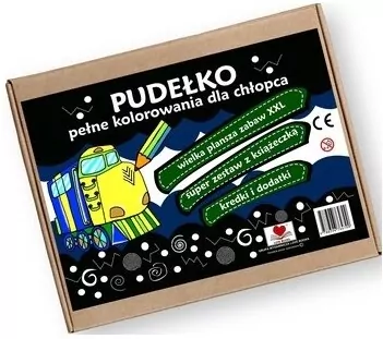 Pudełko pełne kolorowania dla chłopca - tantis.pl