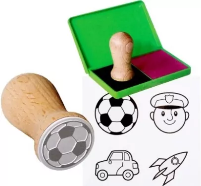 Pieczątki i naklejki. Zabawka dla chłopców - tantis.pl