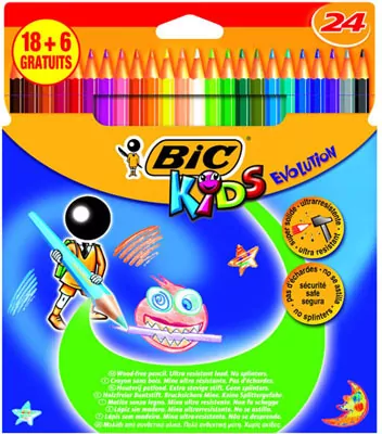 Kredki Kids Evolution Triangle ECO 12 kolorów - tantis.pl
