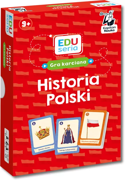 EDUseria. Historia Polski. Gra karciana. Kapitan.. - tantis.pl