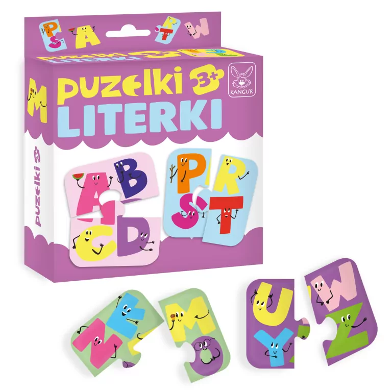 Puzzelki Literki 3+ - tantis.pl
