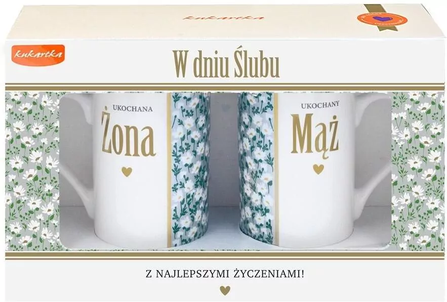 Kubek komplet Ślub - tantis.pl