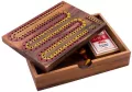 Cribbage w drewnianym pudełku z kartami - tantis.pl