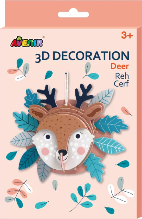 Dekoracje 3D - jeleń - tantis.pl