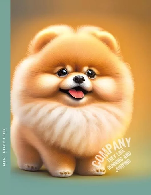 Notatnik 128x165/64K linia pies chow-chow FRESH - tantis.pl