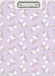 Teczka A4 z klipem nadruk Unicorn