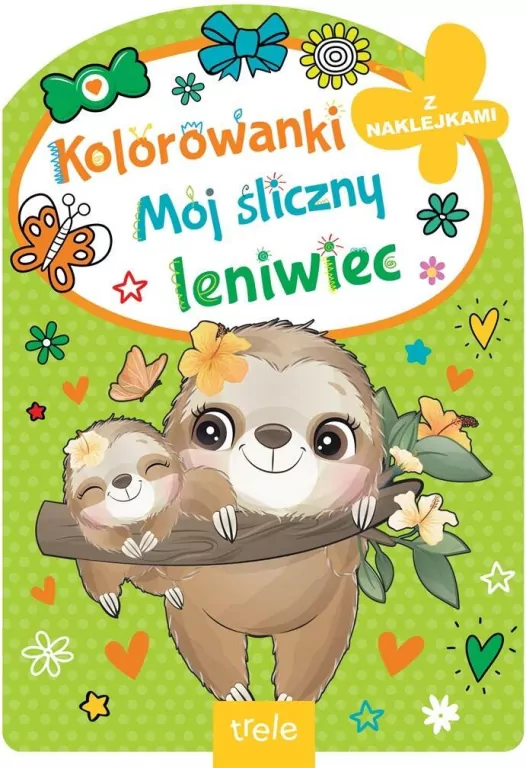 Mój śliczny leniwiec. Kolorowanki - tantis.pl