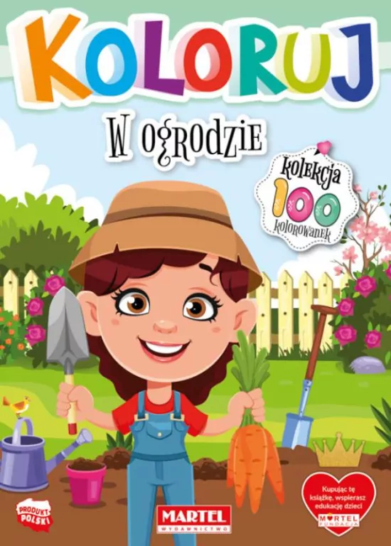 W ogrodzie. Koloruj - tantis.pl