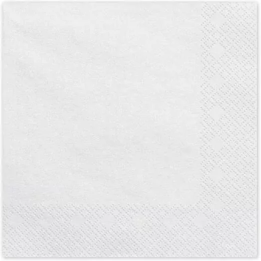 Serwetki papierowe biały 33x33cm - tantis.pl