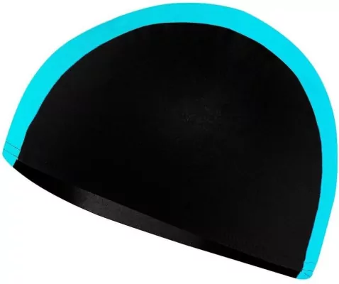 Czepek lycra czarno-niebieski w worku 834343 SPOKEY