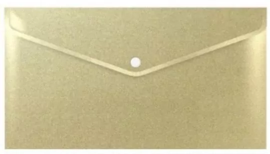 Teczka koperta A6 PP stardust gold - tantis.pl