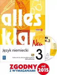 Alles Klar Neu 3. Język niemiecki. Podręcznik do szkół ponadgimnazjalnych. Zakres podstawowy. - tantis.pl