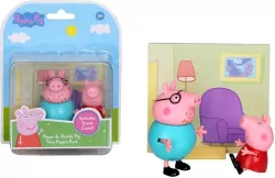 *****PEPPA 2 figurki Peppa + tata Peppy D4090 /8