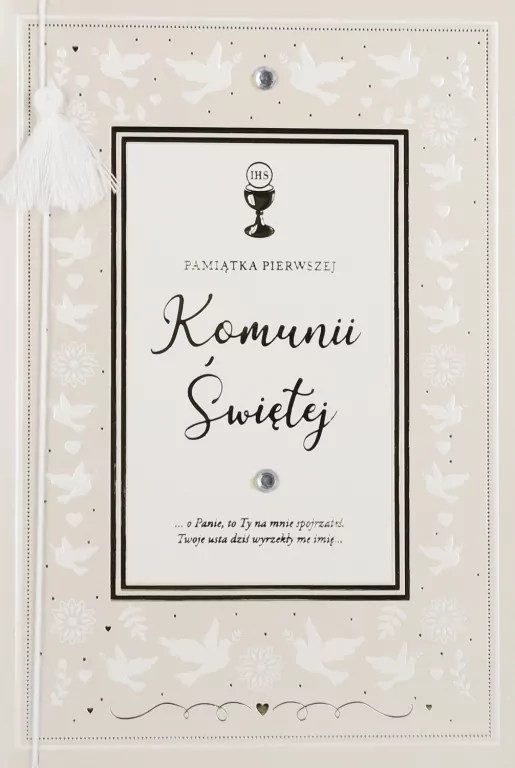 Karnet B6. Pamiątka Pierwszej Komunii Świętej - tantis.pl