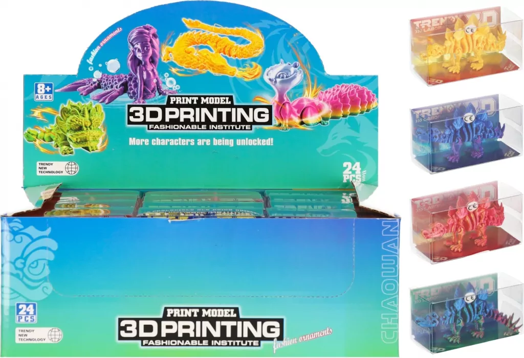 Szkielet dinozaur stegozaur wydruk 3d MIX - tantis.pl