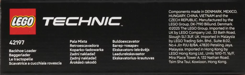LEGO® Technic. Koparko-ładowarka. 42197 - tantis.pl
