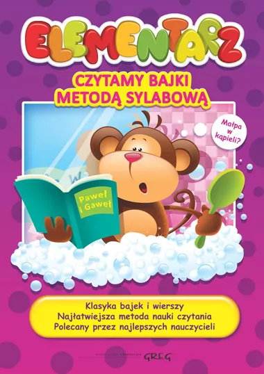 Elementarz. Czytamy bajki metodą sylabową - tantis.pl