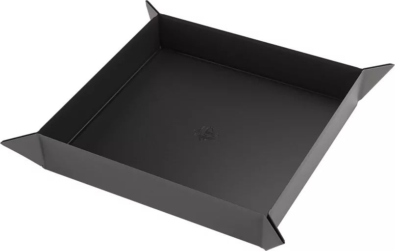 Gamegenic: Magnetic Dice Tray - Square - Black/Gray - tantis.pl