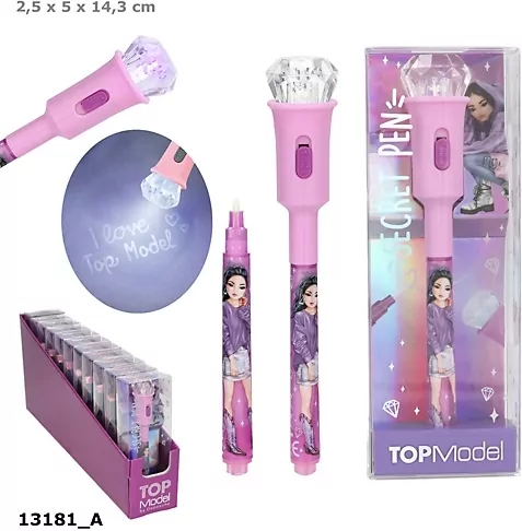 Magiczny długopis ze światełkiem LED Top Model 13181A - tantis.pl