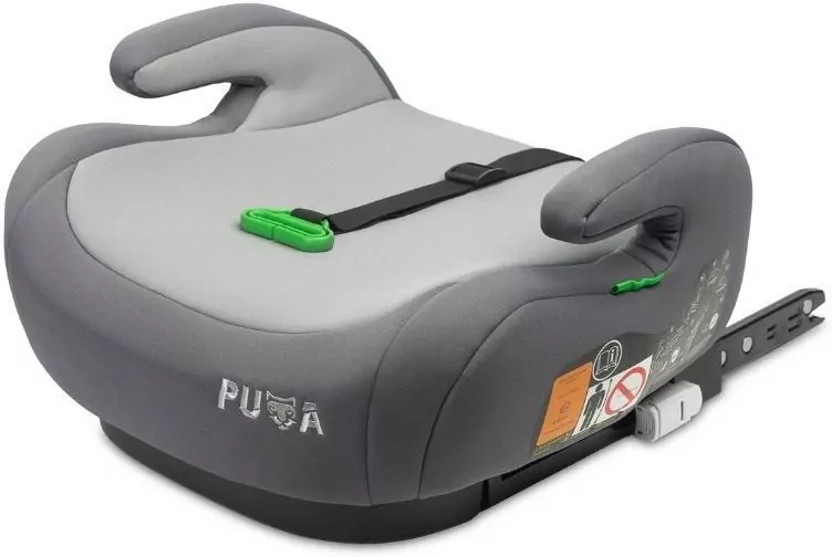 Caretero Fotelik Puma szary (125-150cm) - tantis.pl