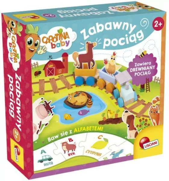 Zabawny pociąg. Carotina Baby - tantis.pl