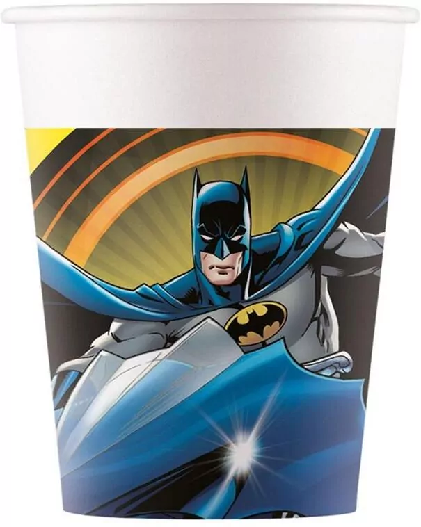 Kubeczki papierowe Batman 200ml - tantis.pl