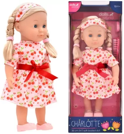 Dolls World Lalka Charlotte 36cm - tantis.pl
