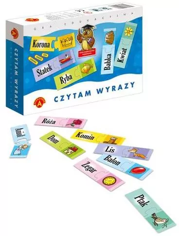 Czytam wyrazy. Gra edukacyjna - tantis.pl