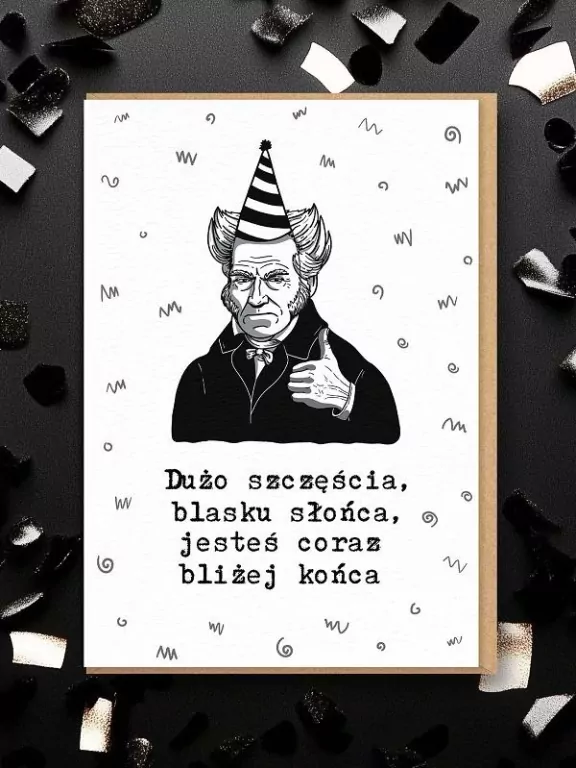 Karnet okolicznościowy Shopenhauer - tantis.pl
