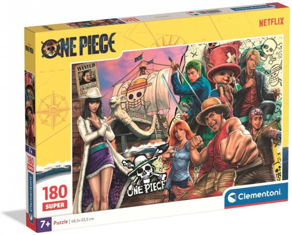 Puzzle 180 Super One Piece Netflix - tantis.pl