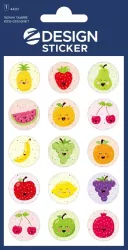 Naklejki błyszczące - owoce