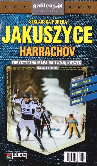 Jakuszyce, Harrachov. Mapa kieszonkowa 1:25 000 - tantis.pl
