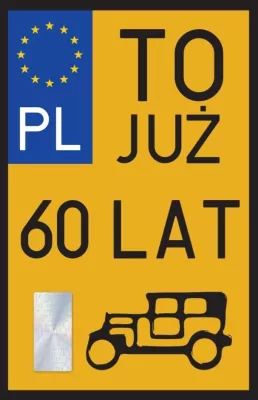 Karnet Urodziny 60 Zabytek