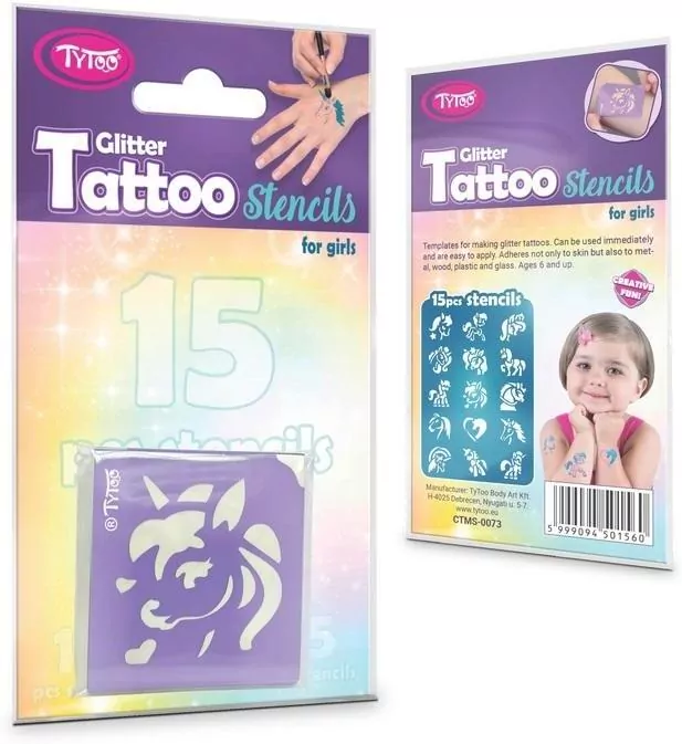 Tytoo. Zestaw szablonów do tatuaży - tantis.pl