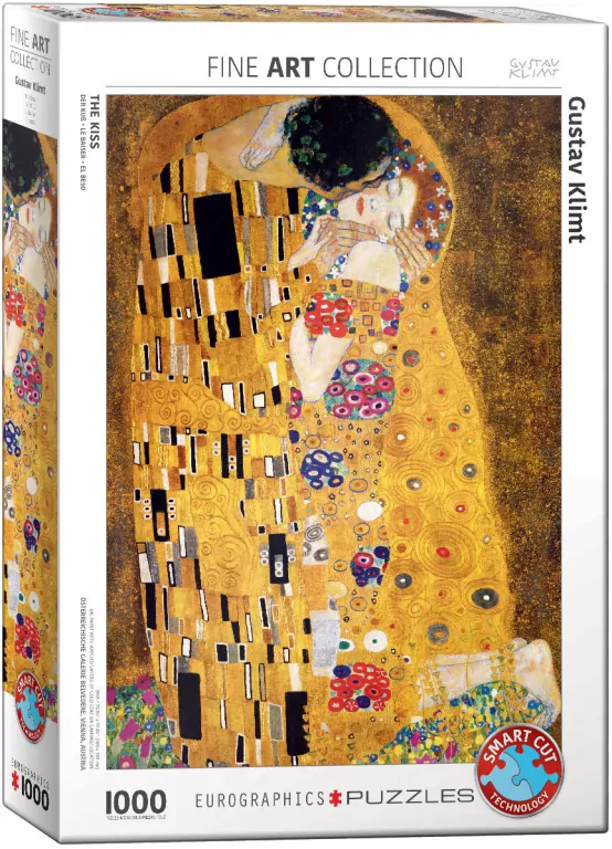 Puzzle 1000. Pocałunek. Gustav Klimt - tantis.pl