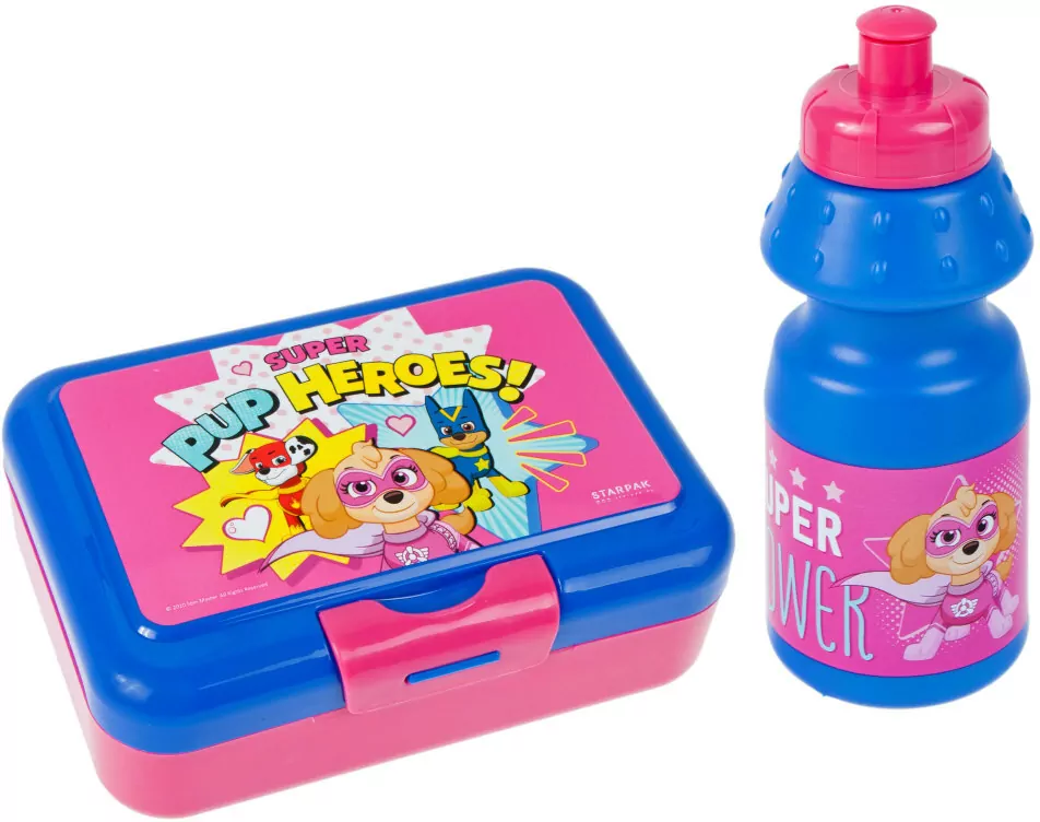Bidon 350ml + pudełko śniadaniowe. Psi Patrol - tantis.pl