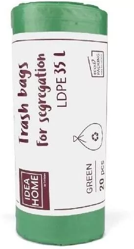 Worki na śmieci 35l. Zielone - tantis.pl