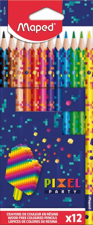 Kredki Pixel 12szt MAPED - tantis.pl