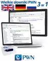 Wielki multimedialny słownik PWN 3w1 angielski niemiecki rosyjski - tantis.pl