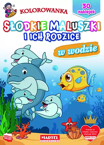 Słodkie maluszki i ich rodzice. W wodzie - tantis.pl