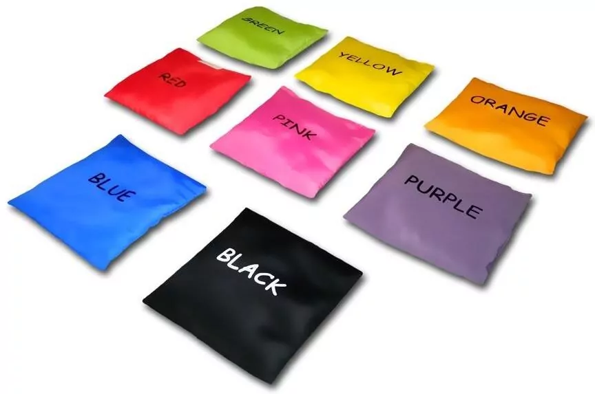 Woreczki gimnastyczne zestaw colours - tantis.pl