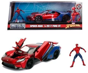 Spiderman. Samochód z figurką 2017 Ford GT - tantis.pl