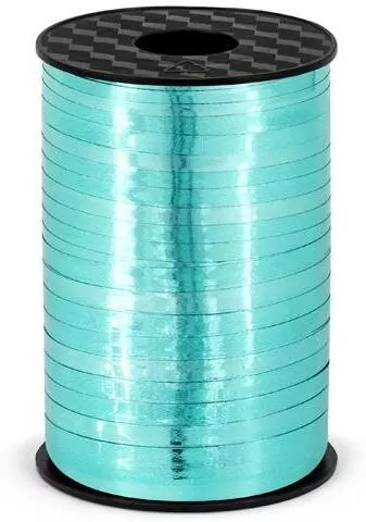 Wstążka plastikowa turkusowa 5mmx225m - tantis.pl