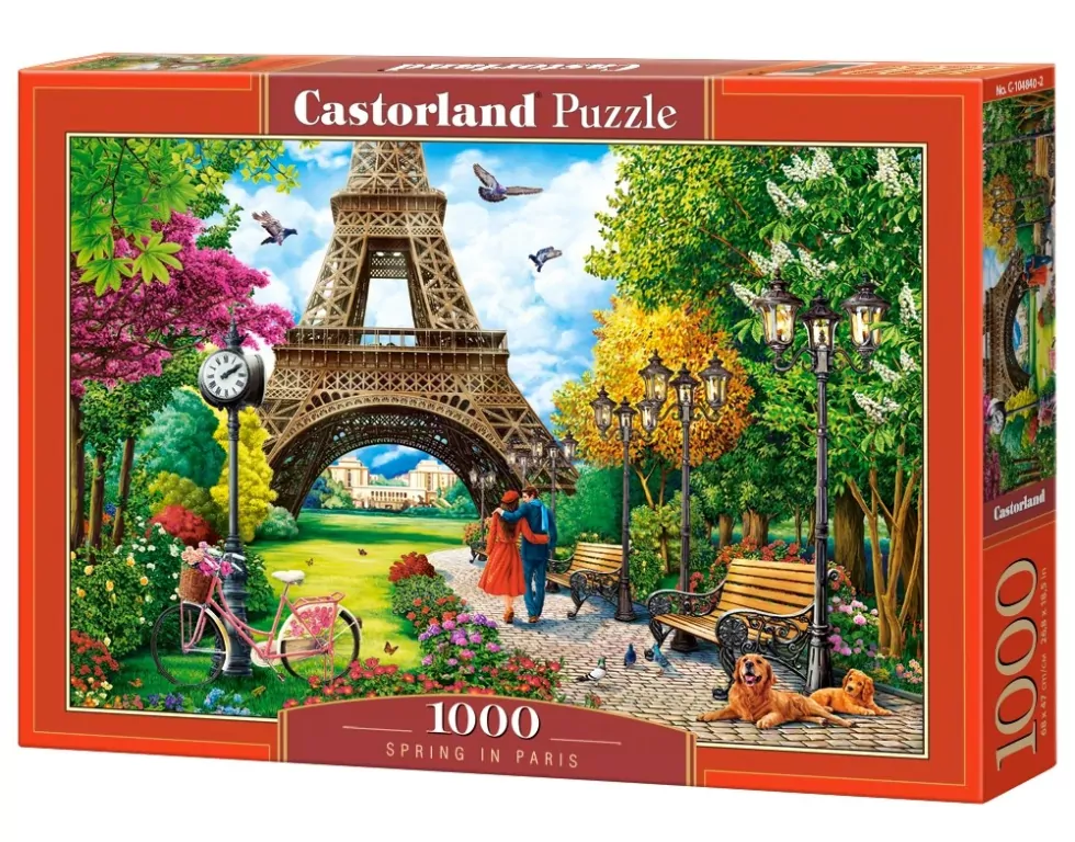 Castor. Puzzle 1000. Spring in Paris - tantis.pl